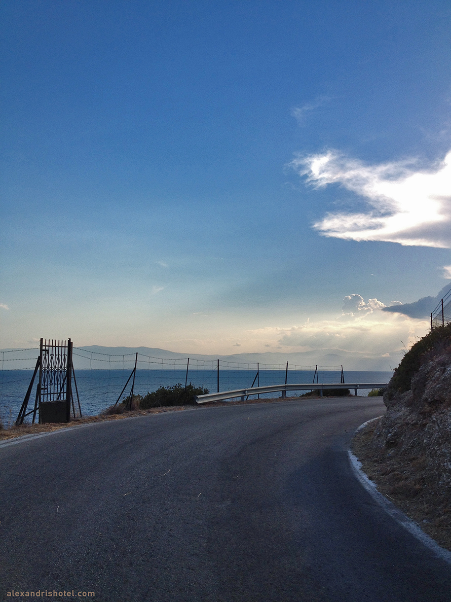 street turn towards Saint Anarguroi, Spetses Island