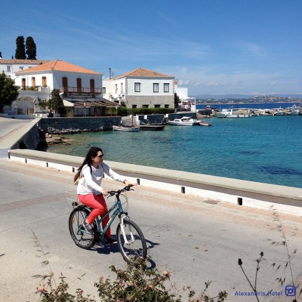 Cycling in Spetses